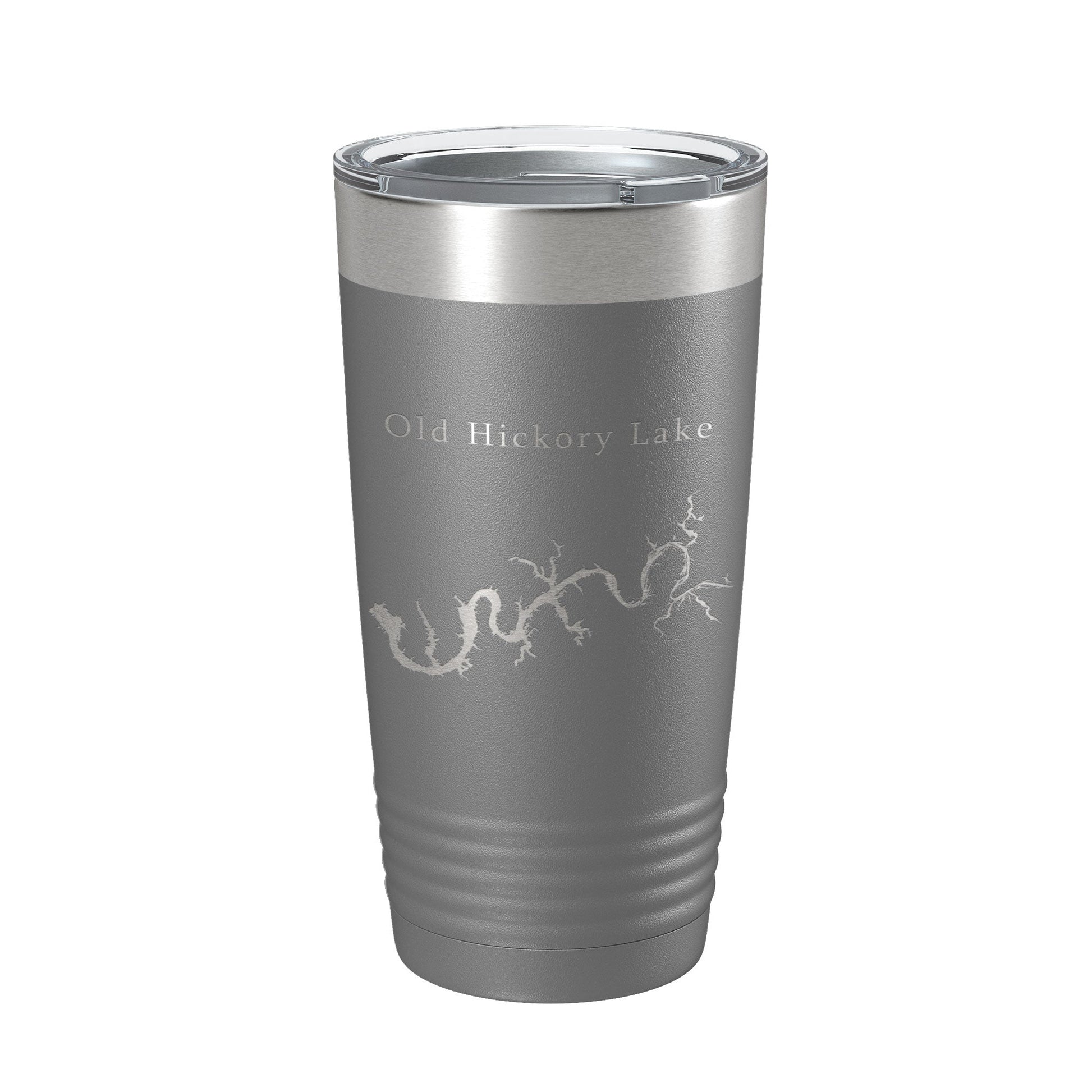 Old Hickory Lake Map Tumbler Travel Mug Insulated Laser Engraved Coffee Cup Tennessee 20 oz-22