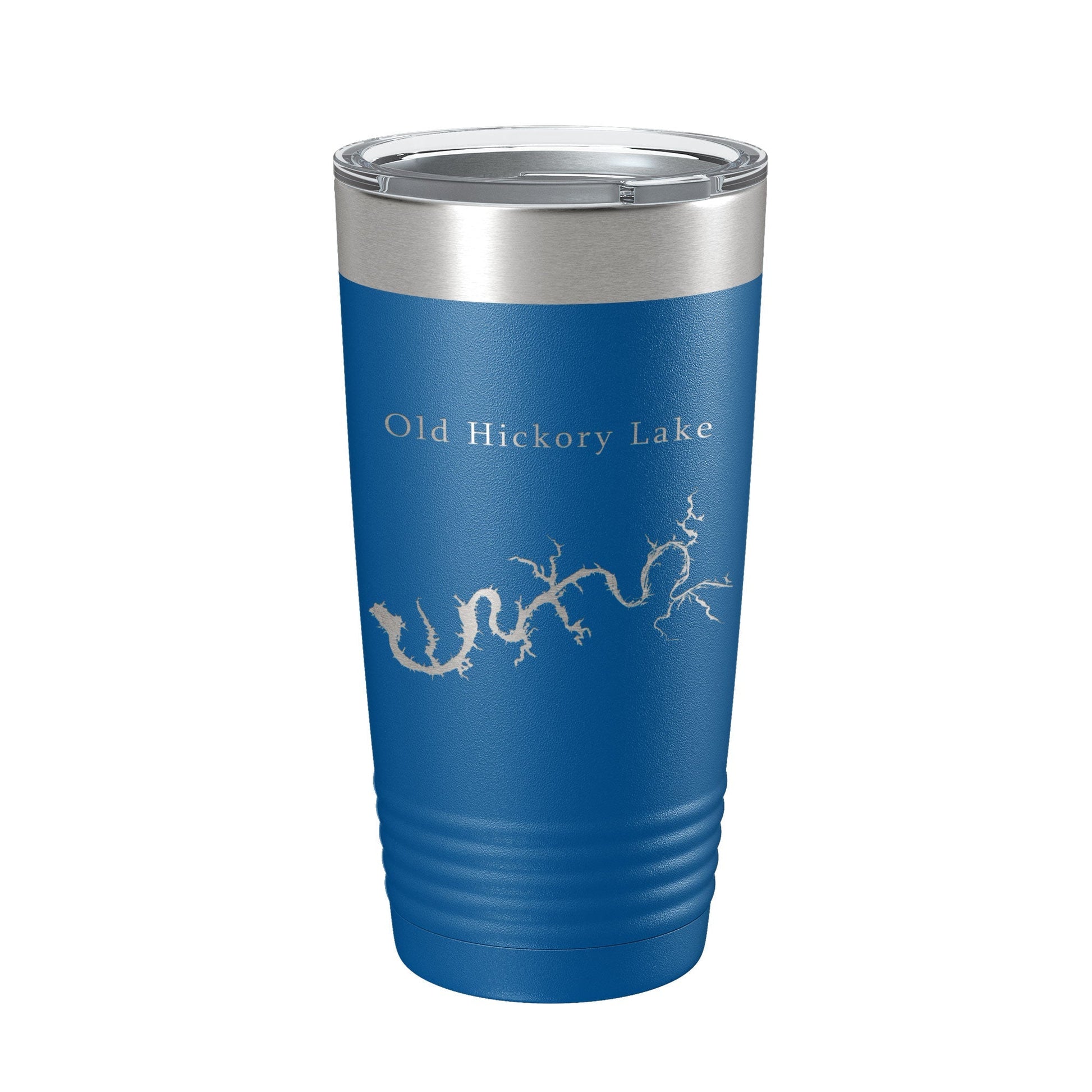 Old Hickory Lake Map Tumbler Travel Mug Insulated Laser Engraved Coffee Cup Tennessee 20 oz-11