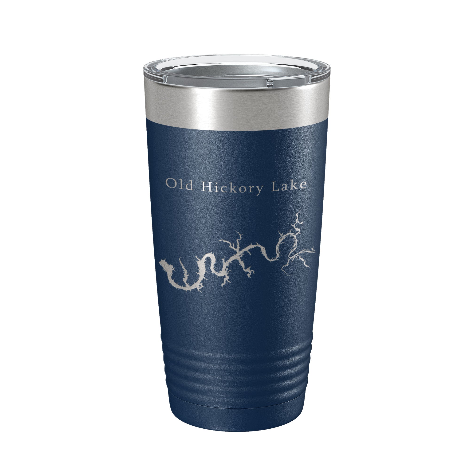 Old Hickory Lake Map Tumbler Travel Mug Insulated Laser Engraved Coffee Cup Tennessee 20 oz-2