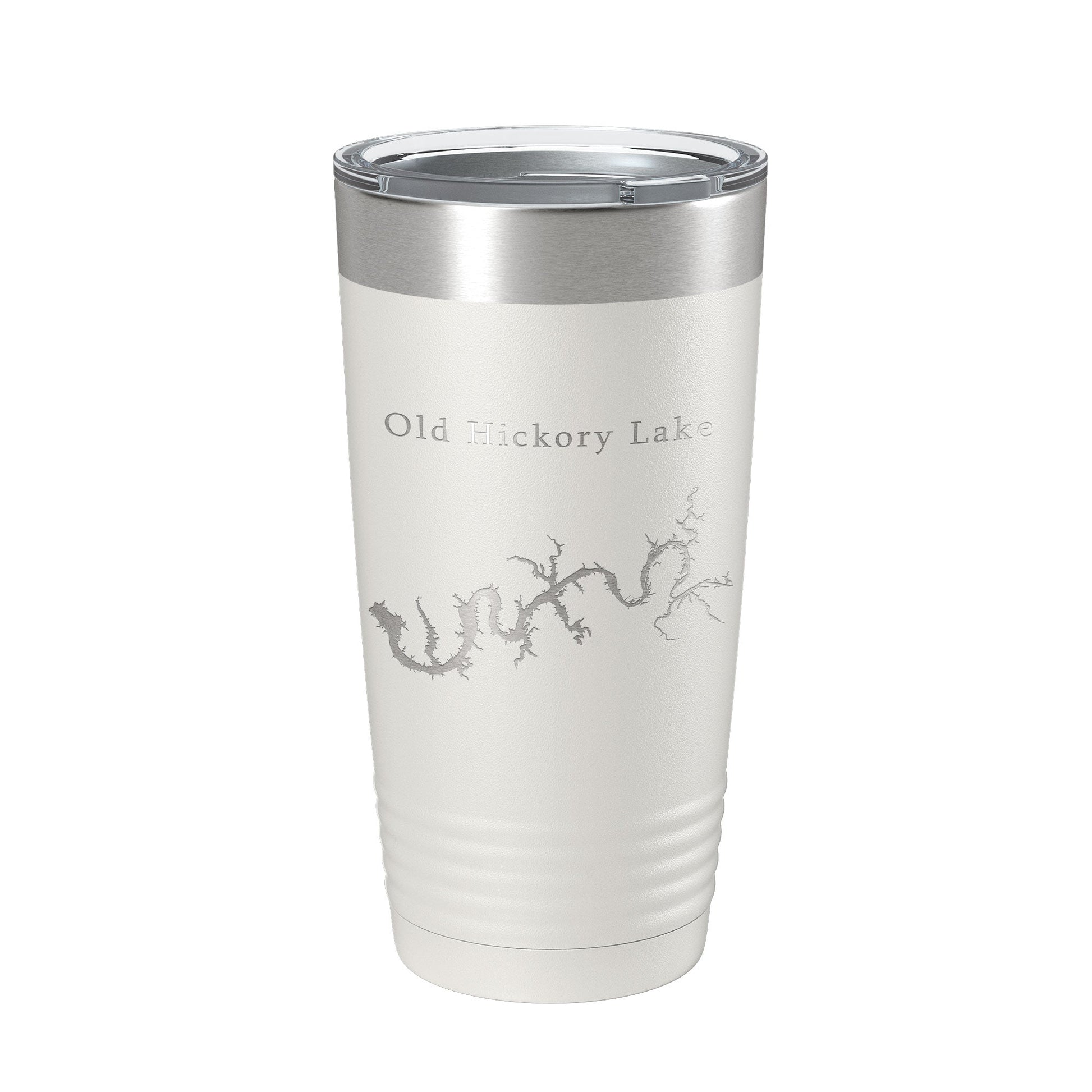 Old Hickory Lake Map Tumbler Travel Mug Insulated Laser Engraved Coffee Cup Tennessee 20 oz-13