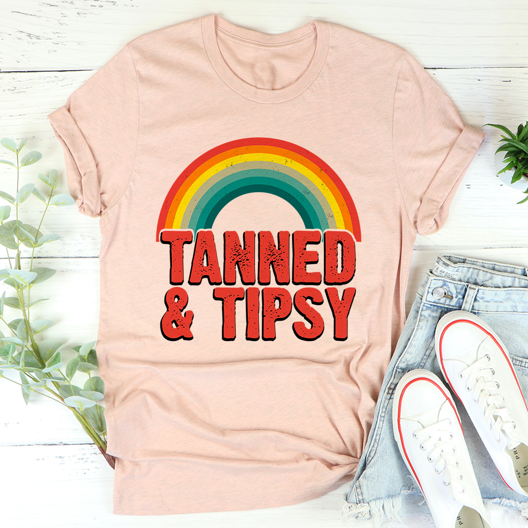 Tanned & Tipsy T-Shirt-2