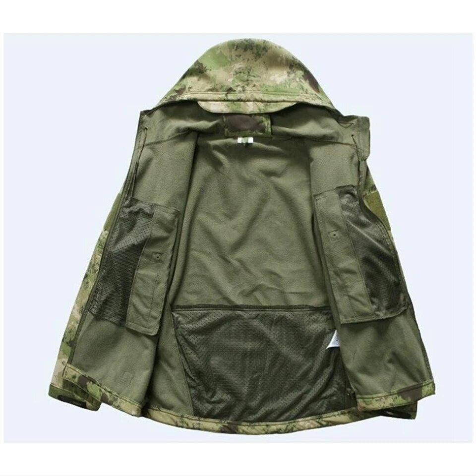 New TAD Gear Tactical Softshell Camouflage Outdoor HIiking Jacket Men Army Sport Waterproof Hunting Clothes Military Jacket-2