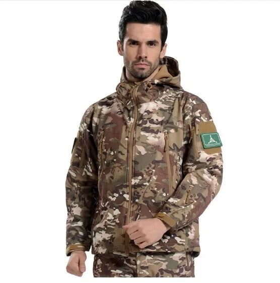 New TAD Gear Tactical Softshell Camouflage Outdoor HIiking Jacket Men Army Sport Waterproof Hunting Clothes Military Jacket-8