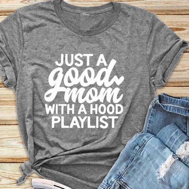 Just a Good Mom T-Shirt-2