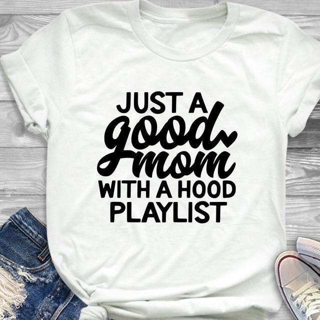 Just a Good Mom T-Shirt-3