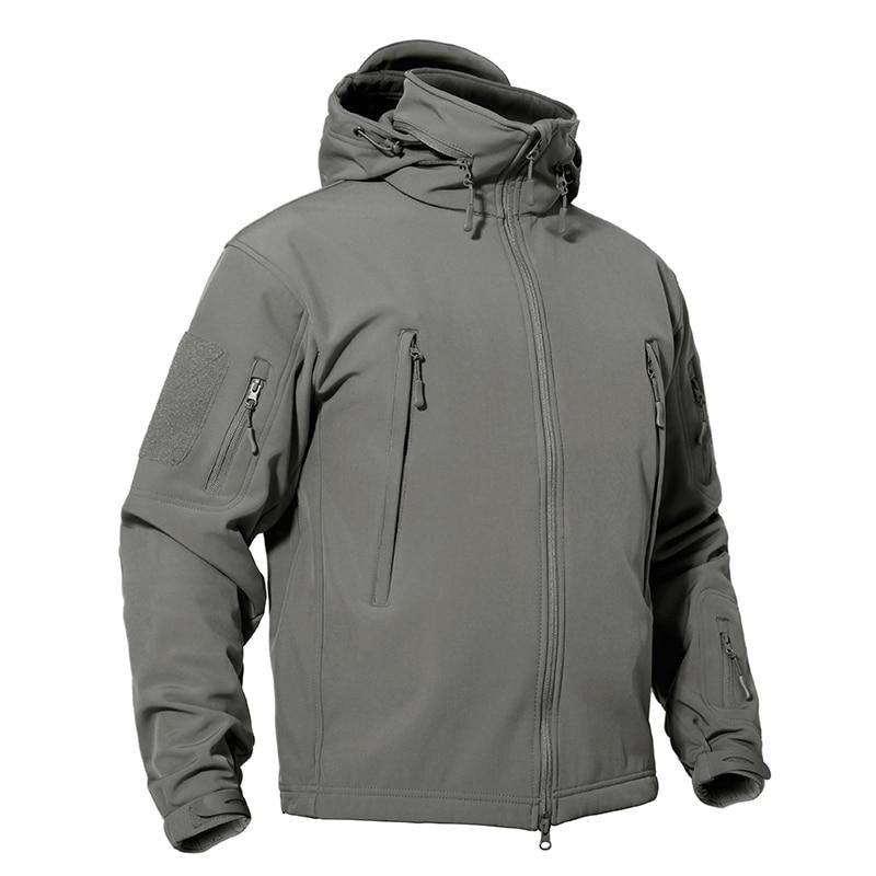 Winter Tactical Softshell Jacket Mens Fleece Jacket Coat Waterproof Windproof Military Coats Hunting Hiking Windbreaker-0