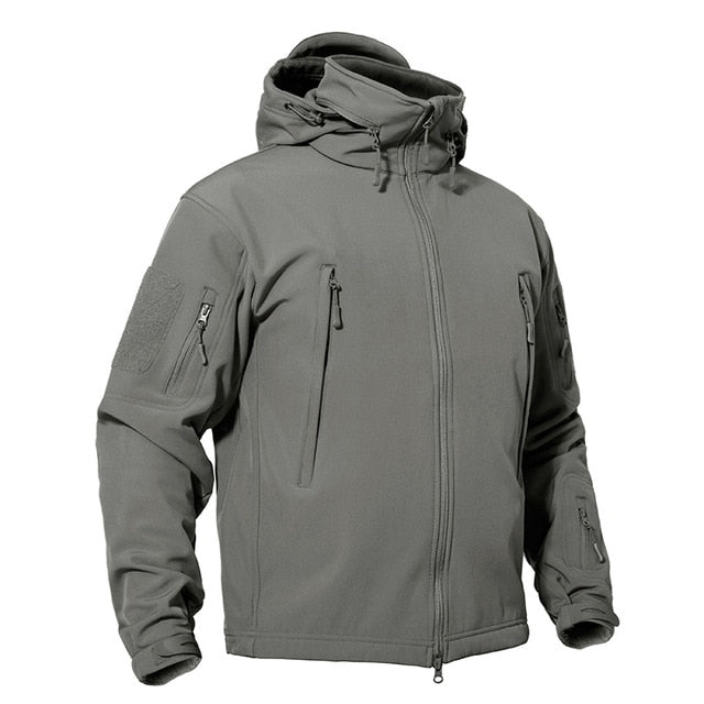 Winter Tactical Softshell Jacket Mens Fleece Jacket Coat Waterproof Windproof Military Coats Hunting Hiking Windbreaker-1
