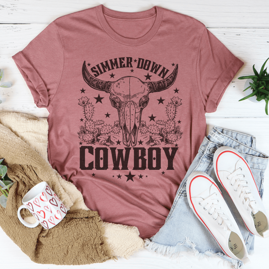 Simmer Down Cowboy T-Shirt-3
