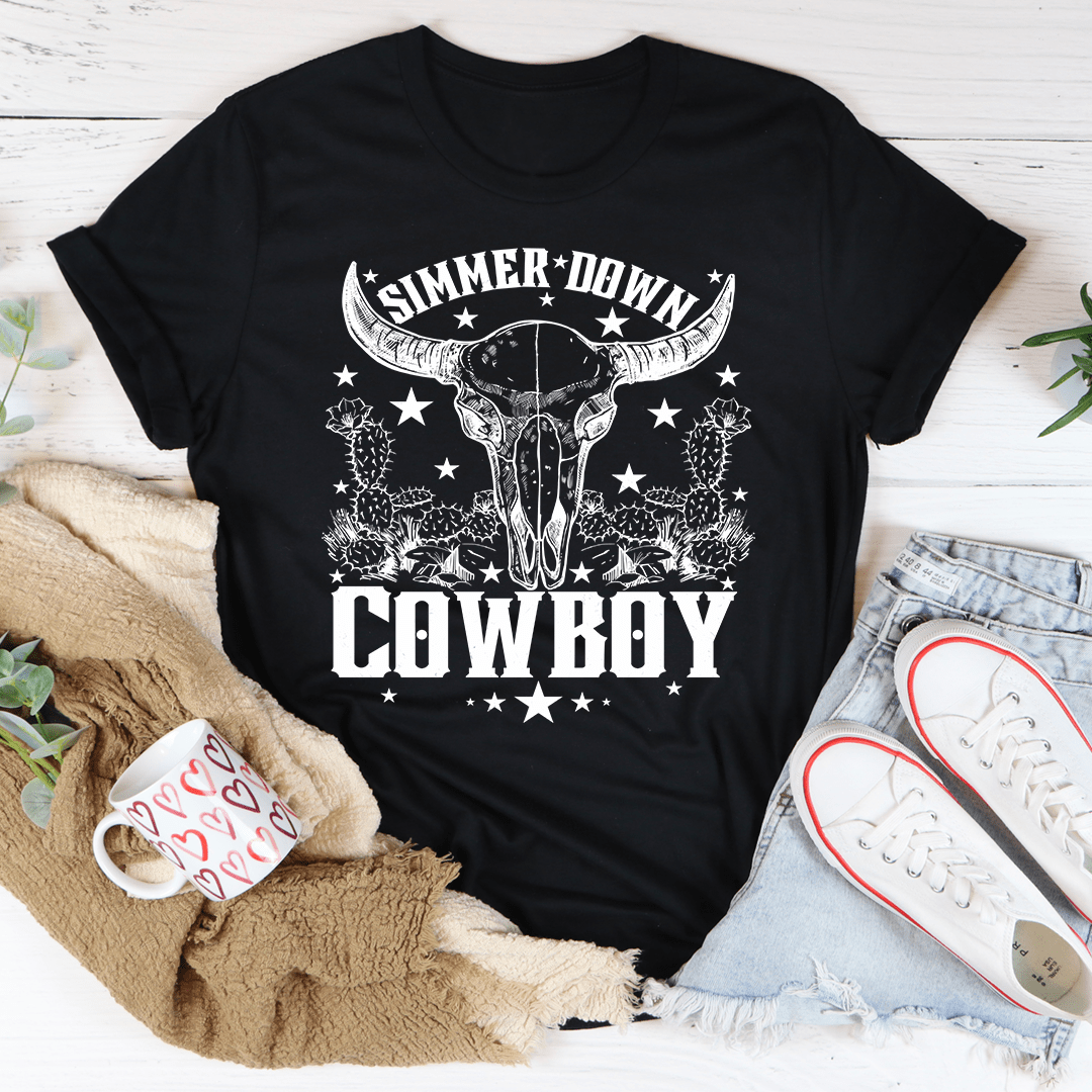 Simmer Down Cowboy T-Shirt-1